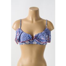 LULI FAMA - Haut de maillot de bain bleu en polyamide - Femme - Taille 34 - Modz