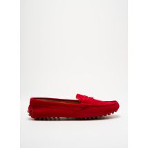 VIAGGIO - Mocassins rouge en cuir - Femme - Taille 40 - Modz