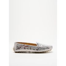 VIAGGIO - Mocassins argent en cuir - Femme - Taille 37 - Modz