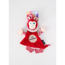 LES DEGLINGOS - Doudou rouge en autre matiere - Enfant - Taille TU - Modz