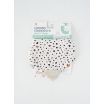 NECKERCHEW - Bavoir beige en coton - Enfant - Taille TU - Modz