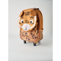 LES DEGLINGOS - Valise marron en autre matiere - Garçon - Taille TU - Modz