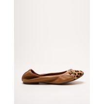 LES TROPEZIENNES PAR M.BELARBI - Ballerines marron en cuir - Femme - Taille 36 - Modz
