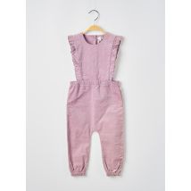 LITTLE DUTCH - Combi-pantalon violet en coton - Fille - Taille TU - Modz