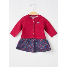 ELLE EST OU LA MER - Robe mi-longue rose en coton - Fille - Taille TU - Modz