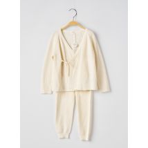 LITTLE DUTCH - Ensemble pantalon beige en acrylique - Fille - Taille TU - Modz