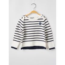 ELLE EST OU LA MER - Pull blanc en coton - Fille - Taille TU - Modz