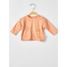 MOULIN ROTY - T-shirt orange en coton - Fille - Taille TU - Modz