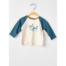 MOULIN ROTY - T-shirt bleu en coton - Garçon - Taille TU - Modz