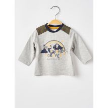 ELLE EST OU LA MER - T-shirt gris en coton - Garçon - Taille TU - Modz