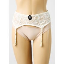 AFTER EDEN - Guêpière/Porte-jarretelle beige en polyamide - Femme - Taille 38 - Modz