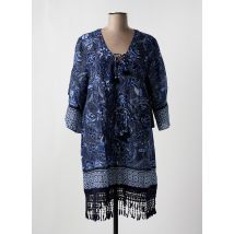 MIRACLESUIT - Robe de plage bleu en coton - Femme - Taille 38 - Modz