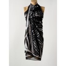 MIRADONNA - Paréo noir en polyester - Femme - Taille TU - Modz