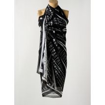 MIRADONNA - Paréo noir en polyester - Femme - Taille TU - Modz