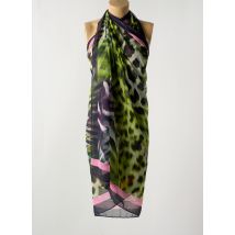 MIRADONNA - Paréo vert en polyester - Femme - Taille TU - Modz