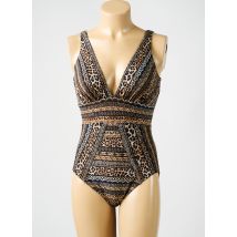 MIRACLESUIT - Maillot de bain 1 pièce marron en polyamide - Femme - Taille 42 - Modz