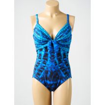 MIRACLESUIT - Maillot de bain 1 pièce bleu en polyamide - Femme - Taille 40 - Modz