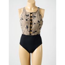 AMORESSA - Maillot de bain 1 pièce marron en nylon - Femme - Taille 40 - Modz