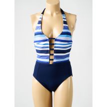AMORESSA - Maillot de bain 1 pièce bleu en polyester - Femme - Taille 46 - Modz