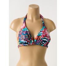 LULI FAMA - Haut de maillot de bain bleu en nylon - Femme - Taille 44 - Modz