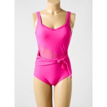MIRADONNA - Maillot de bain 1 pièce rose en polyamide - Femme - Taille 40 - Modz
