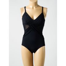 MIRADONNA - Maillot de bain 1 pièce noir en polyamide - Femme - Taille 40 - Modz