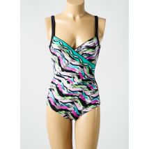 MIRADONNA - Maillot de bain 1 pièce noir en polyamide - Femme - Taille 40 - Modz