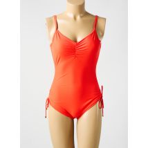 MIRADONNA - Maillot de bain 1 pièce orange en polyamide - Femme - Taille 40 - Modz