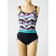 MIRADONNA - Maillot de bain 1 pièce noir en polyamide - Femme - Taille 40 - Modz