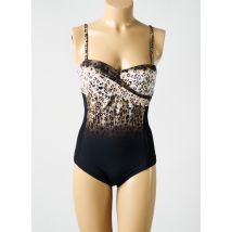 MIRADONNA - Maillot de bain 1 pièce noir en polyamide - Femme - Taille 40 - Modz