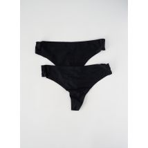 AFTER EDEN - Tanga noir en polyamide - Femme - Taille TU - Modz