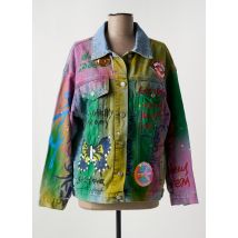 ZAC & ZOE - Veste casual bleu en coton - Femme - Taille 36 - Modz