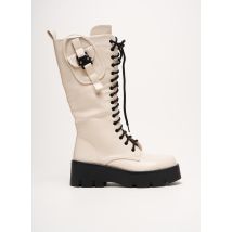 STEPHAN - Bottes beige en autre matiere - Femme - Taille 38 - Modz