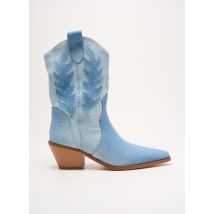 STEPHAN - Bottines/Boots bleu en textile - Femme - Taille 36 - Modz