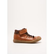 LITTLE MARY - Baskets marron en cuir - Garçon - Taille 31 - Modz