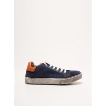 REQINS - Baskets bleu en cuir - Garçon - Taille 32 - Modz