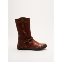 ROMAGNOLI - Bottes marron en cuir - Fille - Taille 26 - Modz