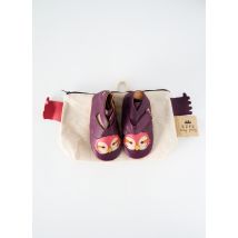 EASY PEASY - Chaussons/Pantoufles violet en cuir - Fille - Taille 25 - Modz