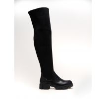 TULIPANO - Cuissardes noir en autre matiere - Femme - Taille 40 - Modz