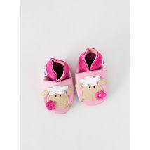 INCH BLUE - Chaussons/Pantoufles rose en cuir - Fille - Taille TU - Modz