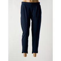 ICHI - Pantalon 7/8 bleu en polyester - Femme - Taille 38 - Modz
