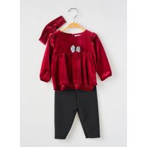 P'TIT MÔME - Ensemble pantalon rouge en polyester - Fille - Taille TU - Modz