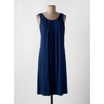 HENEJOLIE - Robe courte bleu en viscose - Femme - Taille 38 - Modz