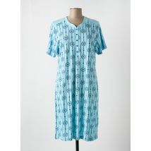 PASTUNETTE - Chemise de nuit bleu en coton - Femme - Taille 46 - Modz
