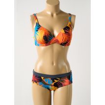 OLYMPIA - Maillot de bain 2 pièces orange en polyamide - Femme - Taille TU - Modz