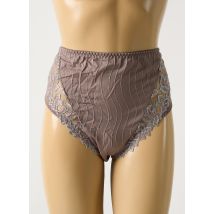 PRIMA DONNA - Culotte haute marron en polyamide - Femme - Taille 48 - Modz