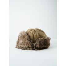 CAMEL ACTIVE - Bonnet vert en coton - Homme - Taille 60 - Modz