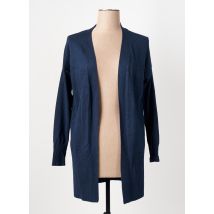 SOYACONCEPT - Gilet manches longues bleu en viscose - Femme - Taille 38 - Modz