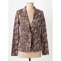 ICHI - Blazer marron en polyester - Femme - Taille 36 - Modz