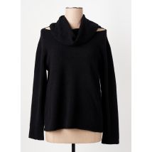 CARTA LIBERA - Pull col roulé noir en viscose - Femme - Taille 36 - Modz